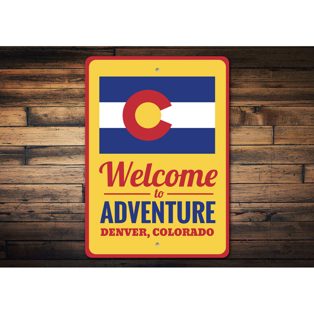 Colorado Welcome Sign