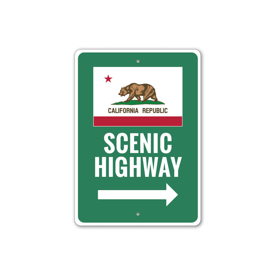 Scenic California Highway Sign – Lizton Sign Shop Wholesale