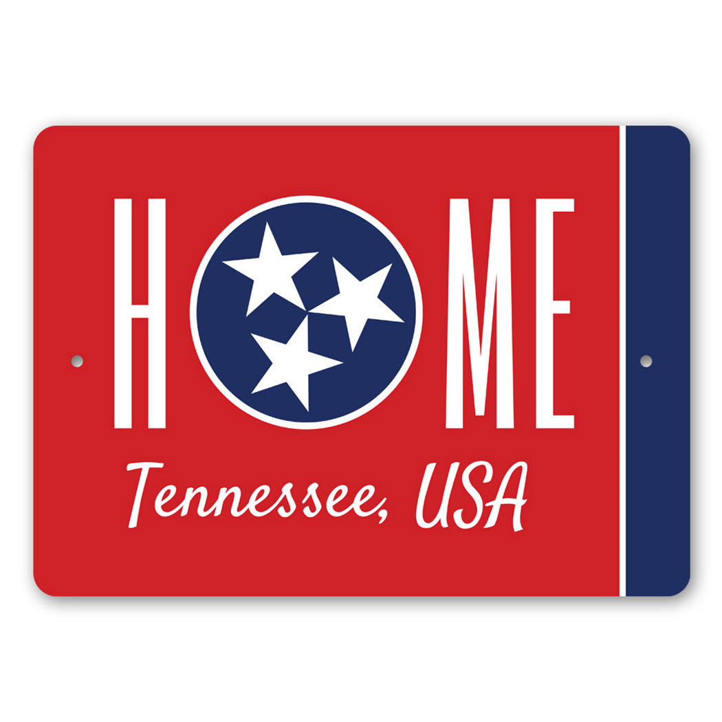 Tennessee Flag Metal Sign