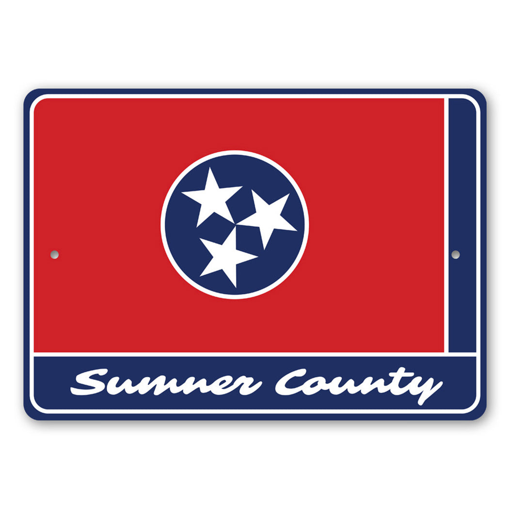 Sumner County Tennessee Metal Sign