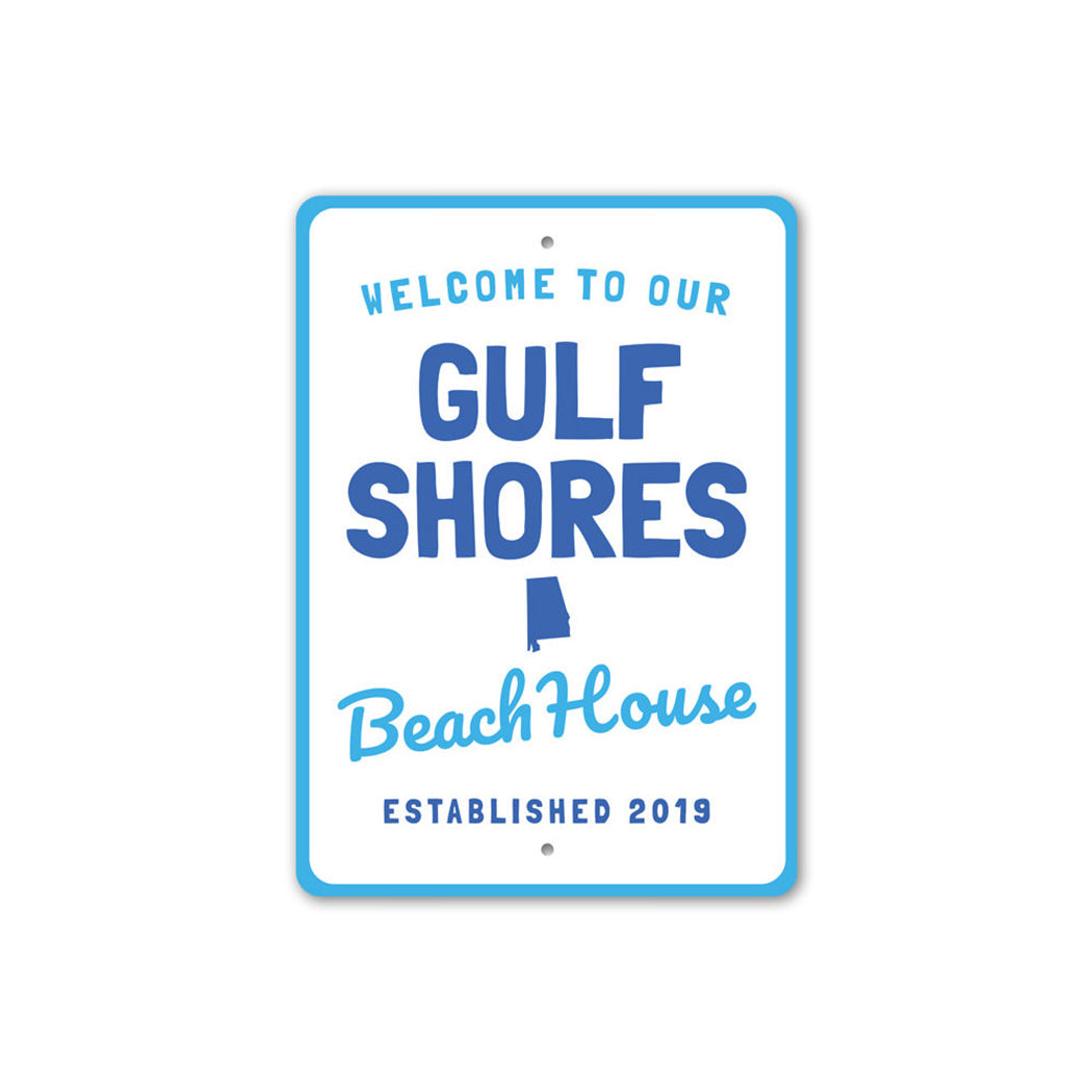 Gulf Shores Beach House Sign