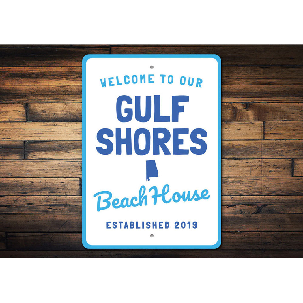 Gulf Shores Beach House Sign