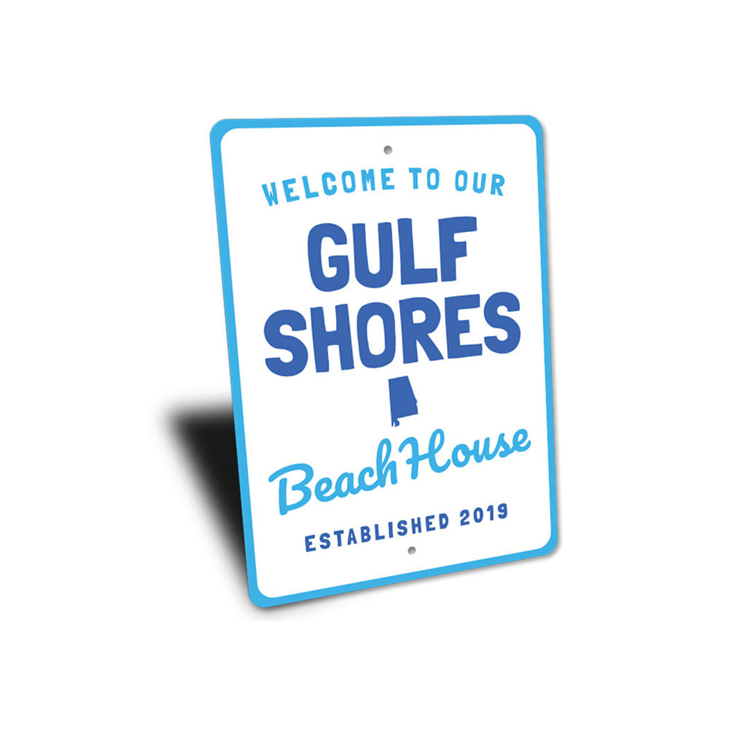 Gulf Shores Beach House Sign