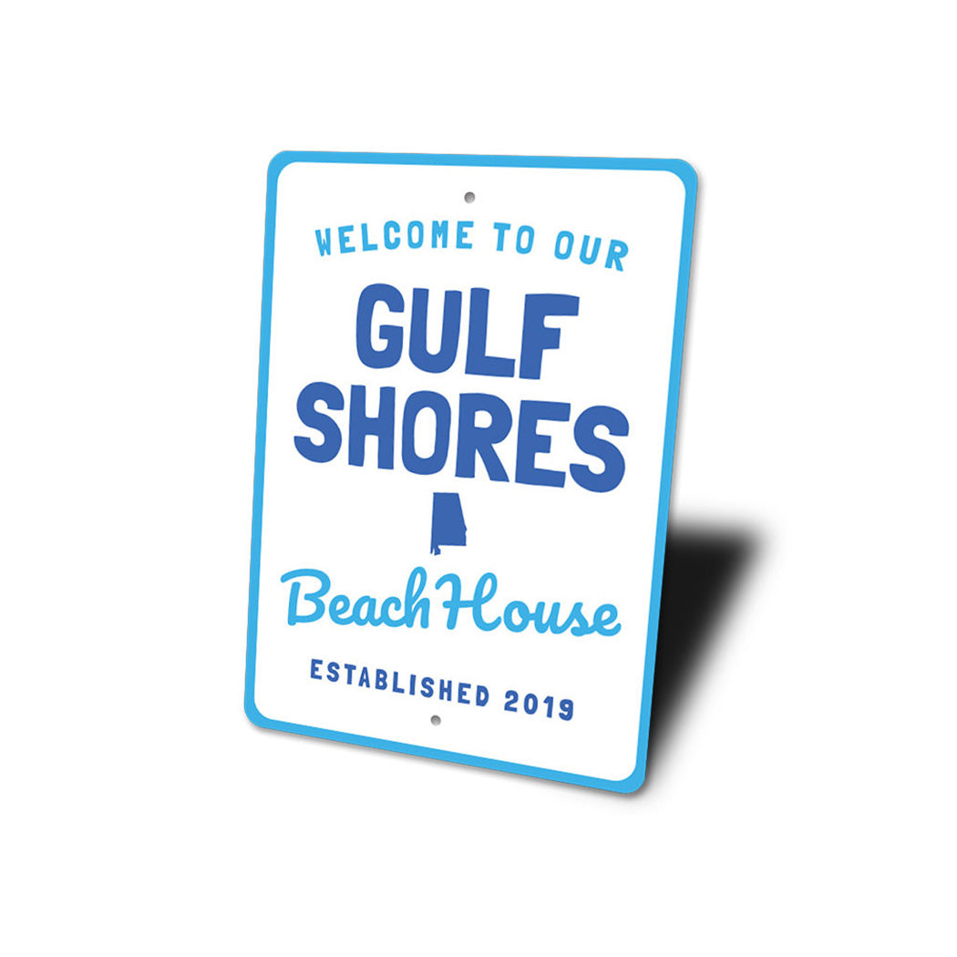 Gulf Shores Beach House Sign