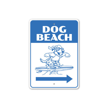 Dog Beach Sign