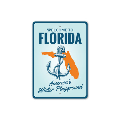 Florida Welcome Sign