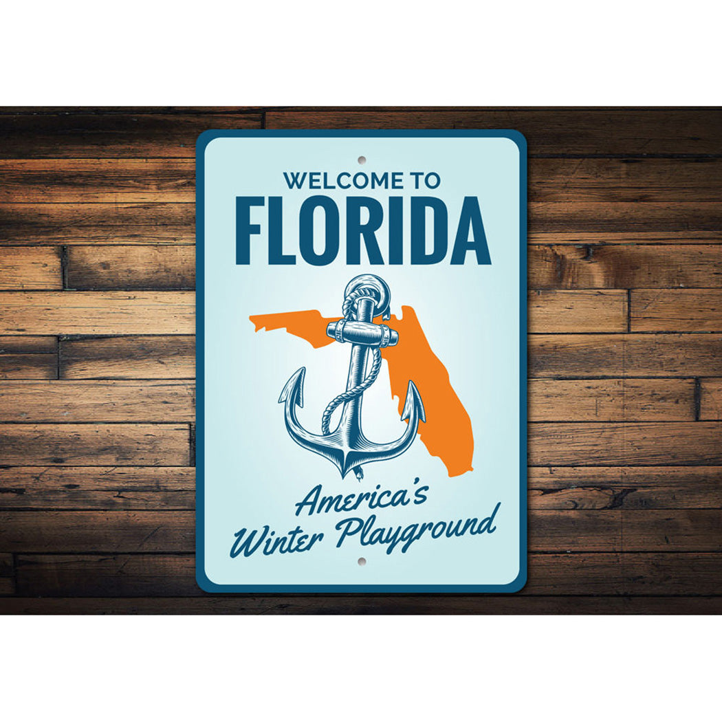 Florida Welcome Sign