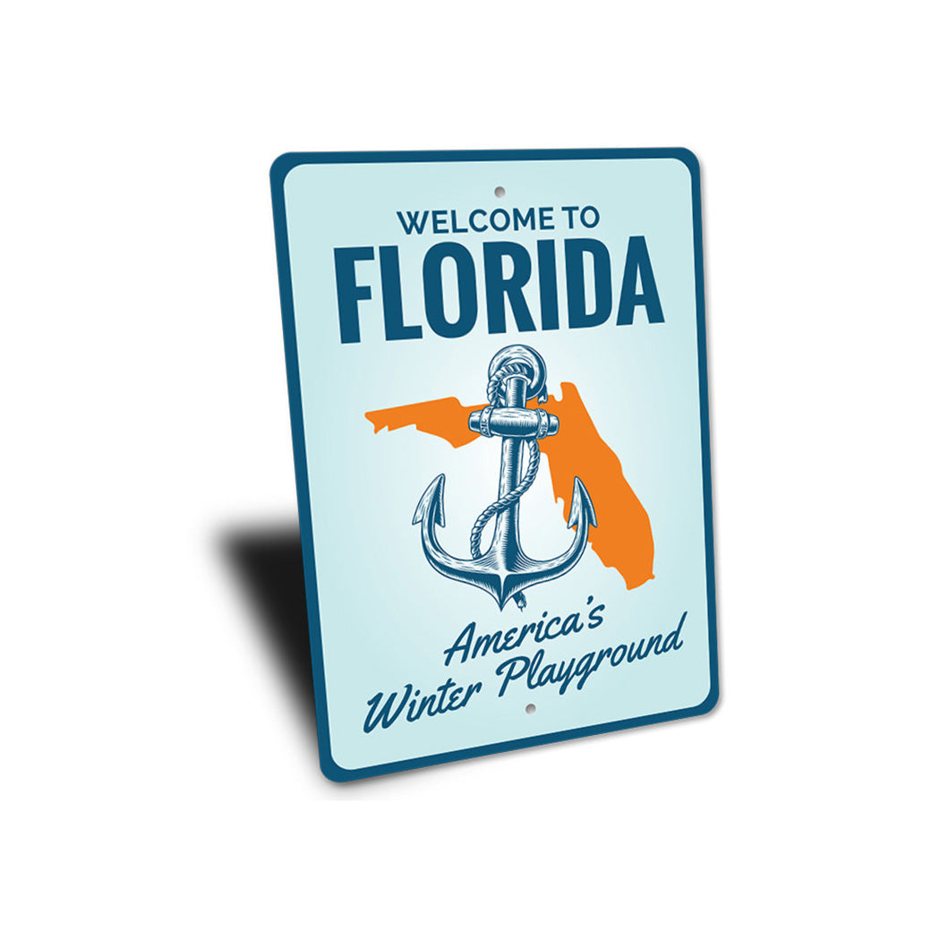 Florida Welcome Sign