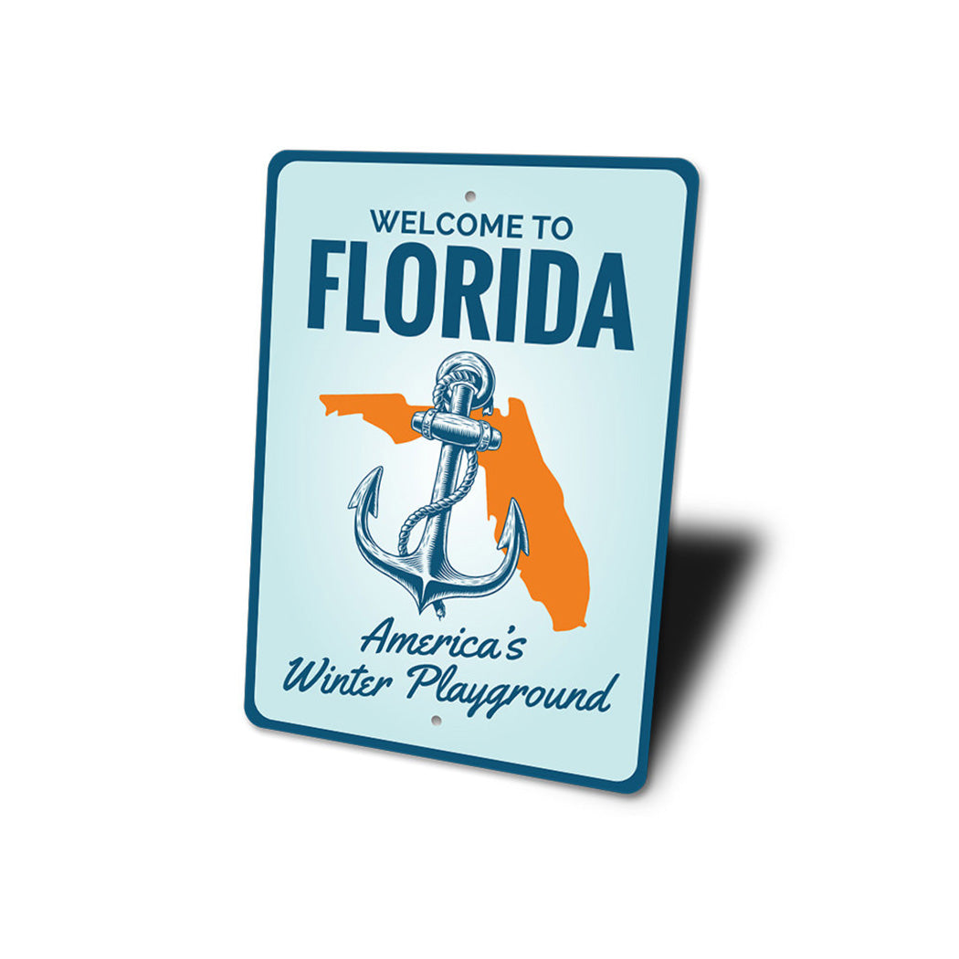 Florida Welcome Sign