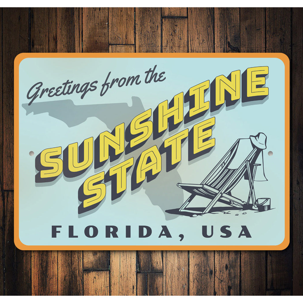 Sunshine State Greetings Sign