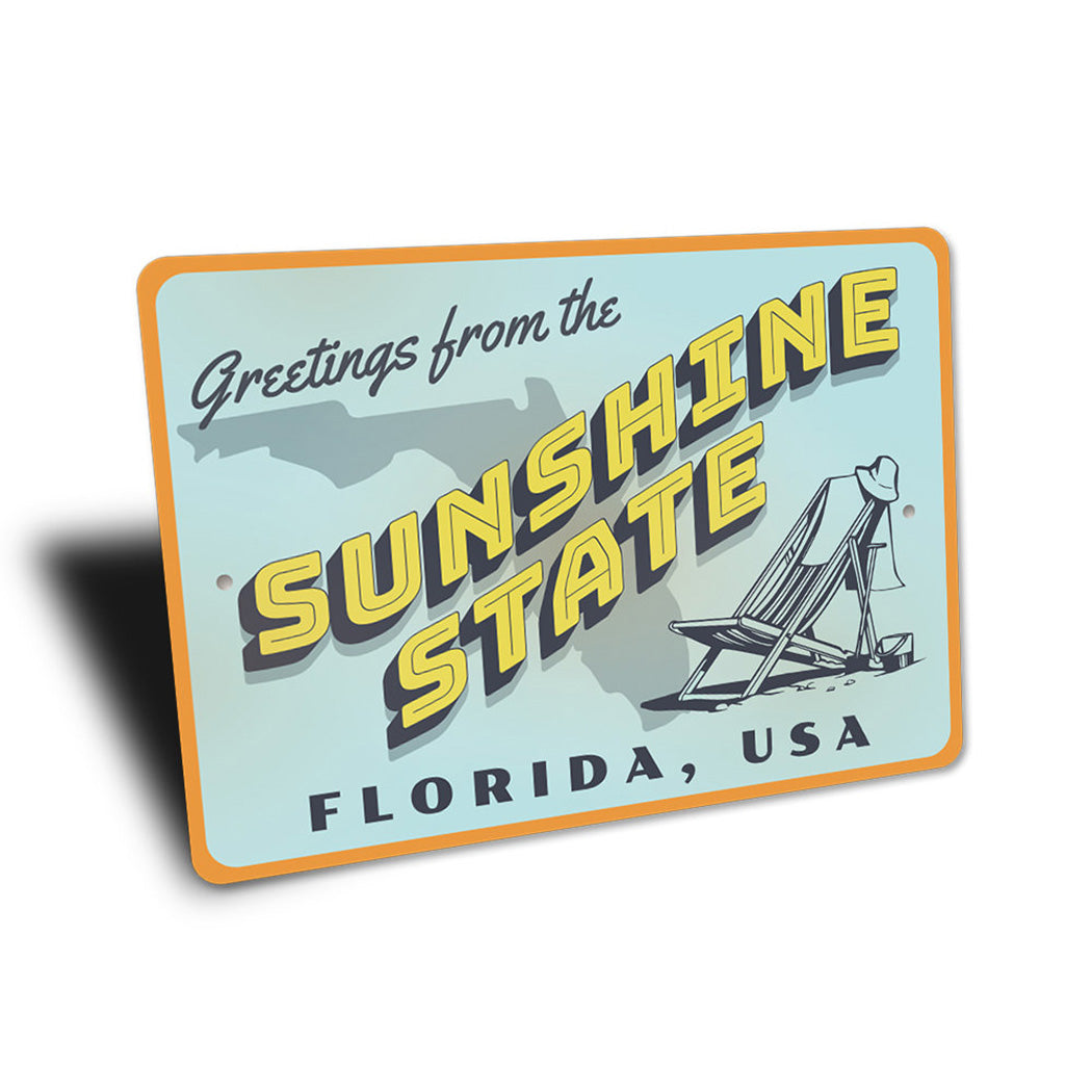 Sunshine State Greetings Sign