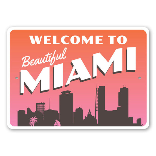 Beautiful Miami Sign