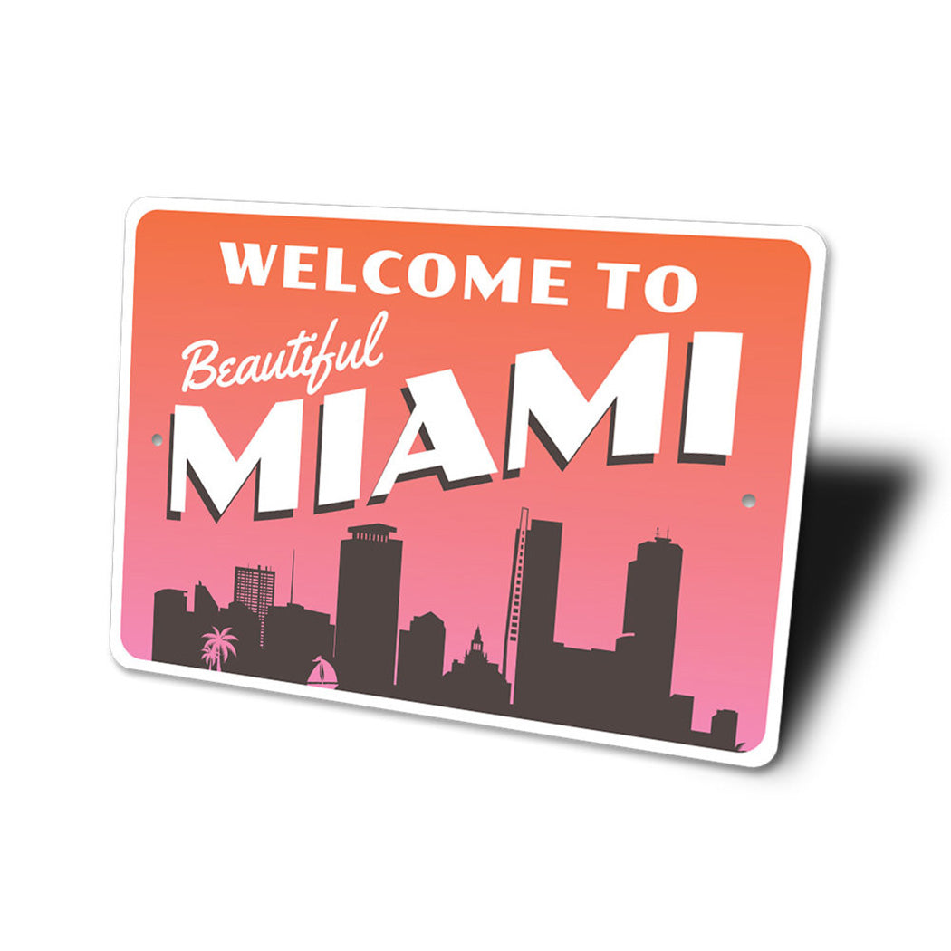 Beautiful Miami Sign