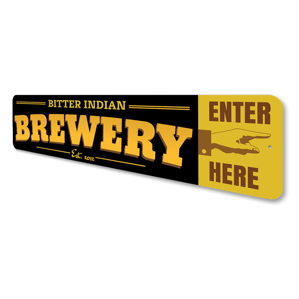 Favorite Brewery Enter Here Sign