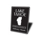 Lake Tahoe Location Sign