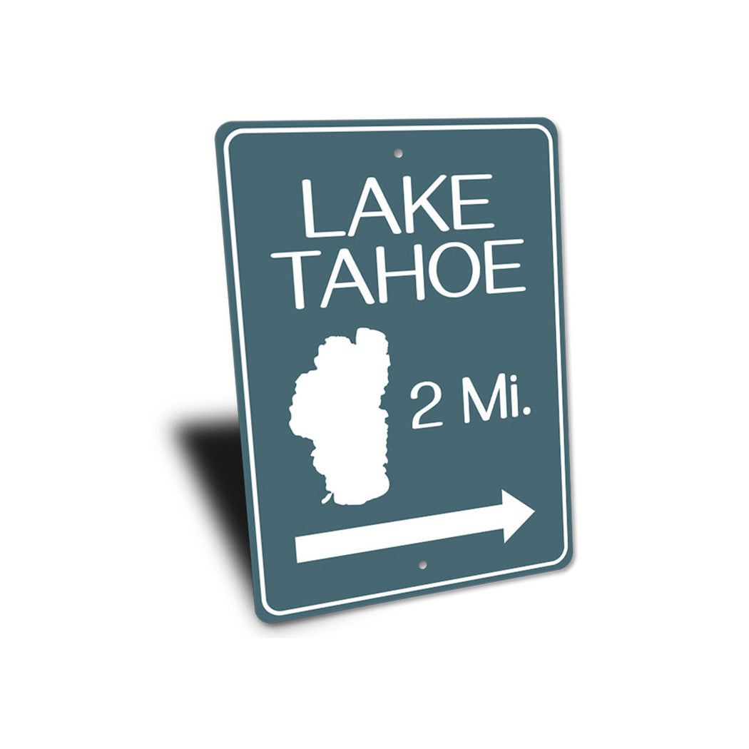 Lake Tahoe Mileage Sign