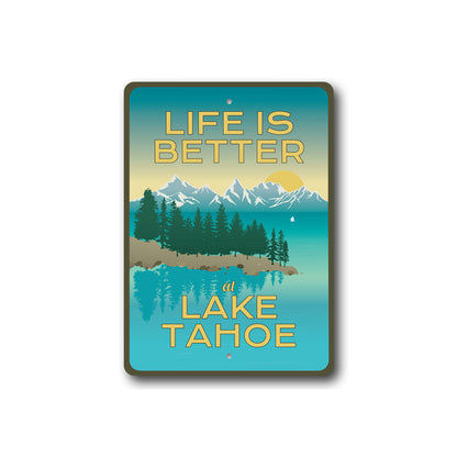 Lake Tahoe Views Sign
