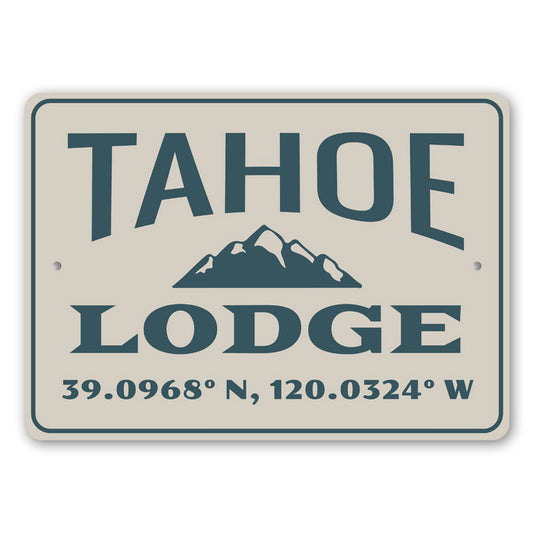 Tahoe Lodge Sign