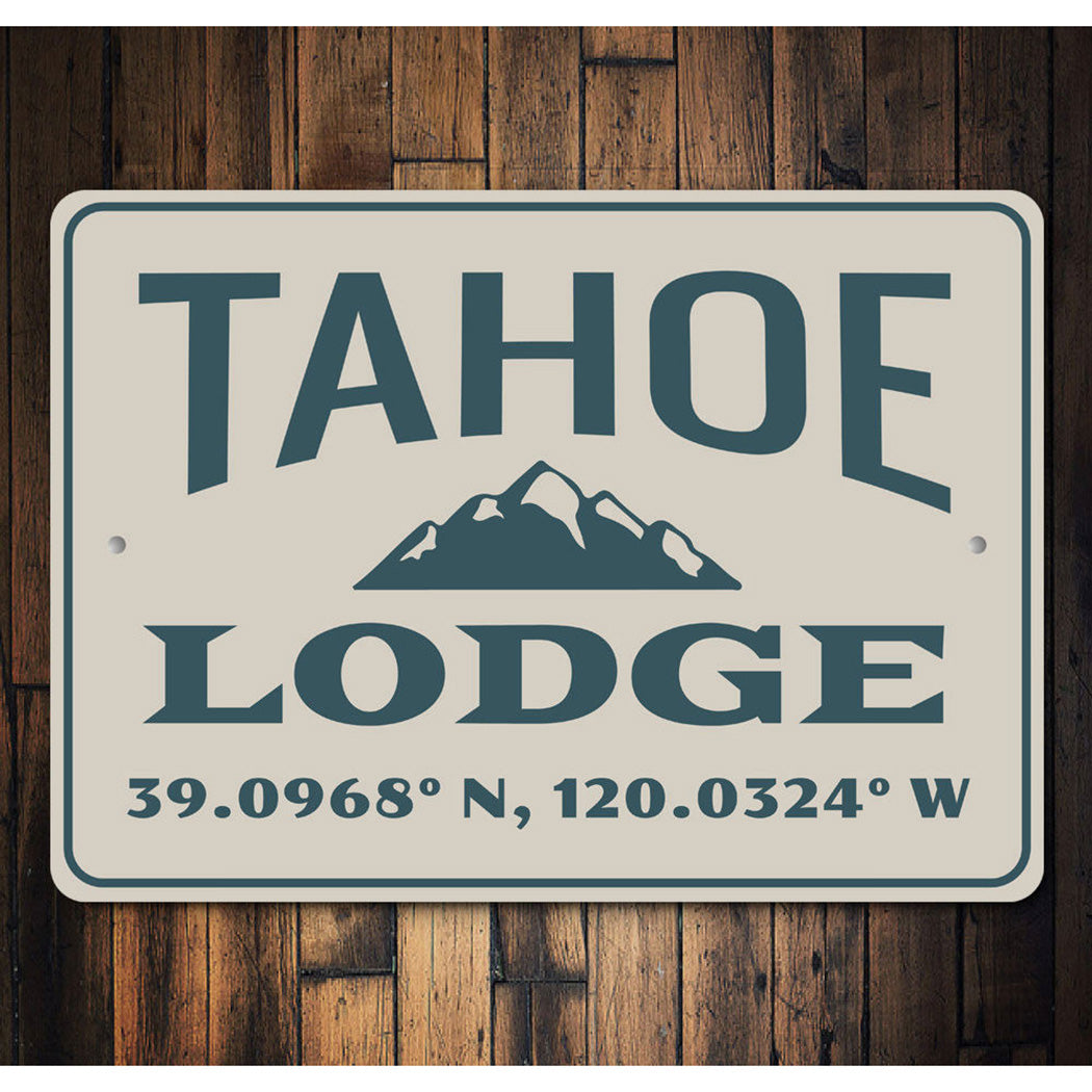 Tahoe Lodge Sign