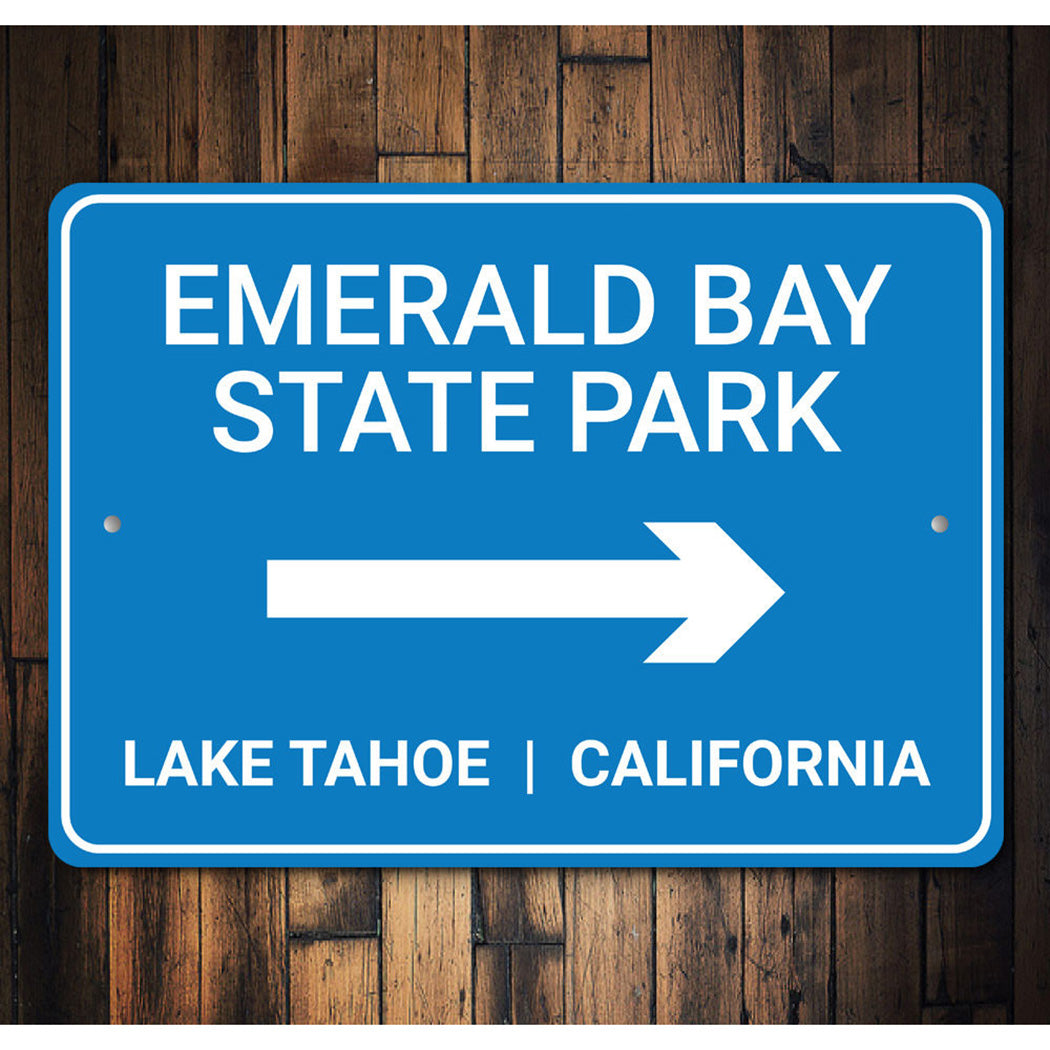 Emerald Bay State Park Sign