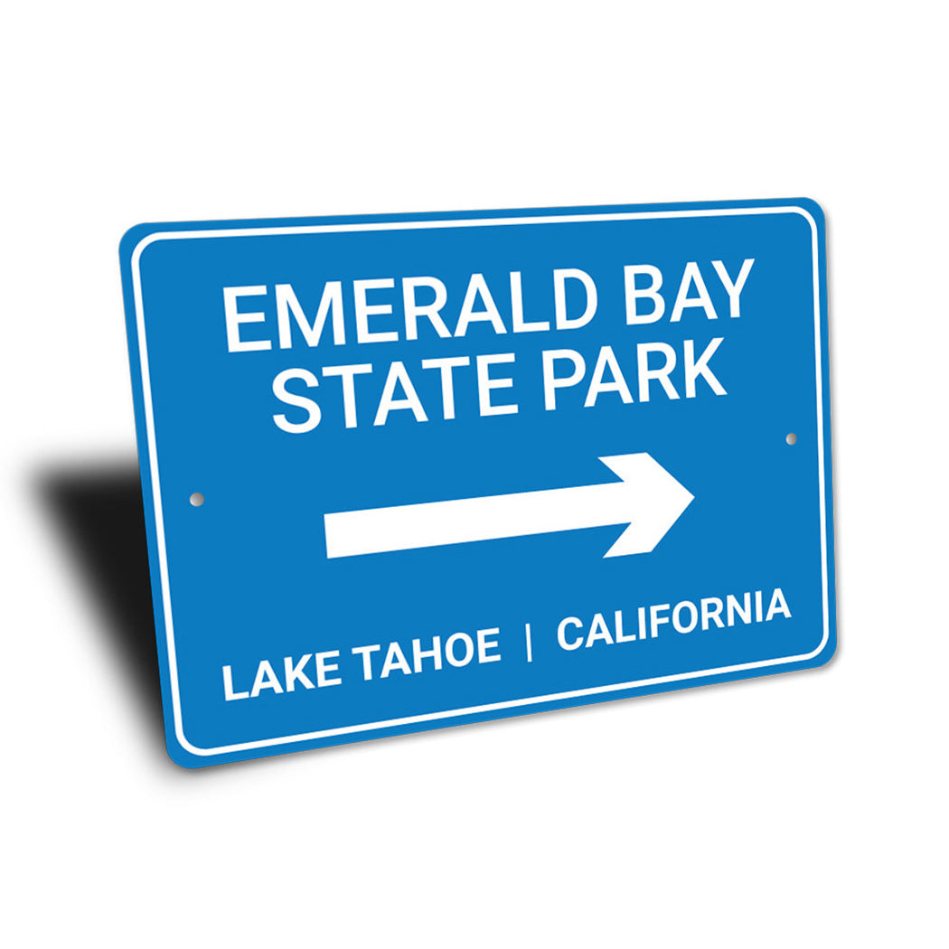 Emerald Bay State Park Sign