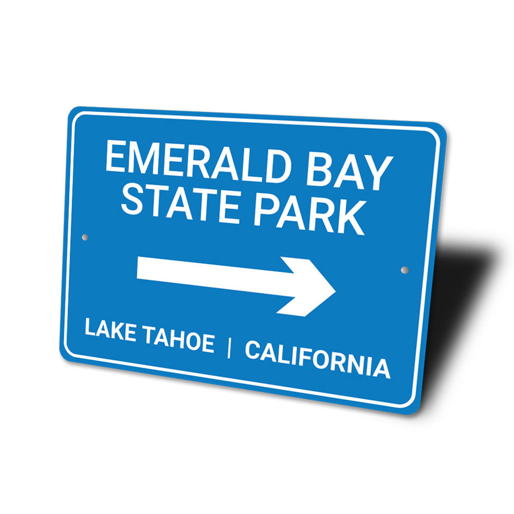 Emerald Bay State Park Sign