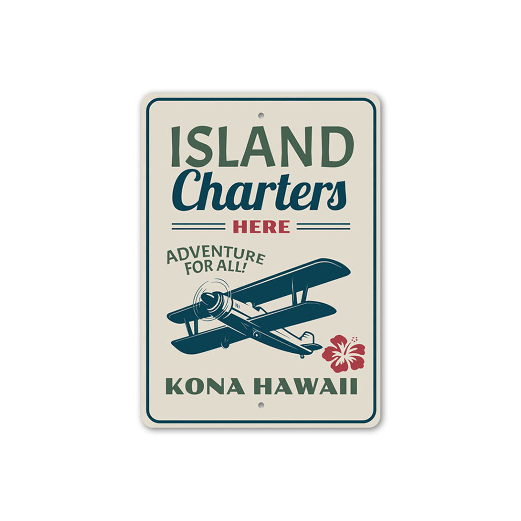 Island Charters Aviation Sign