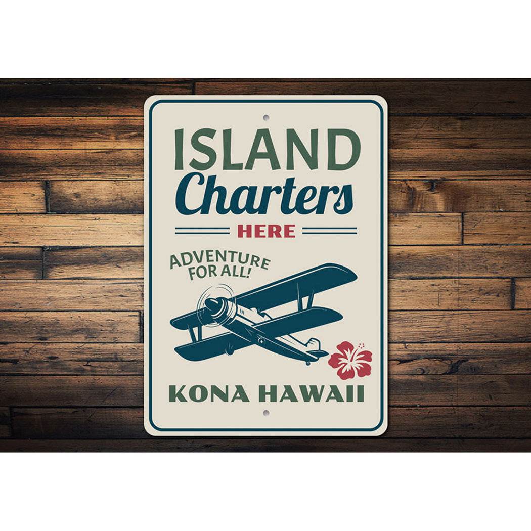 Island Charters Aviation Sign