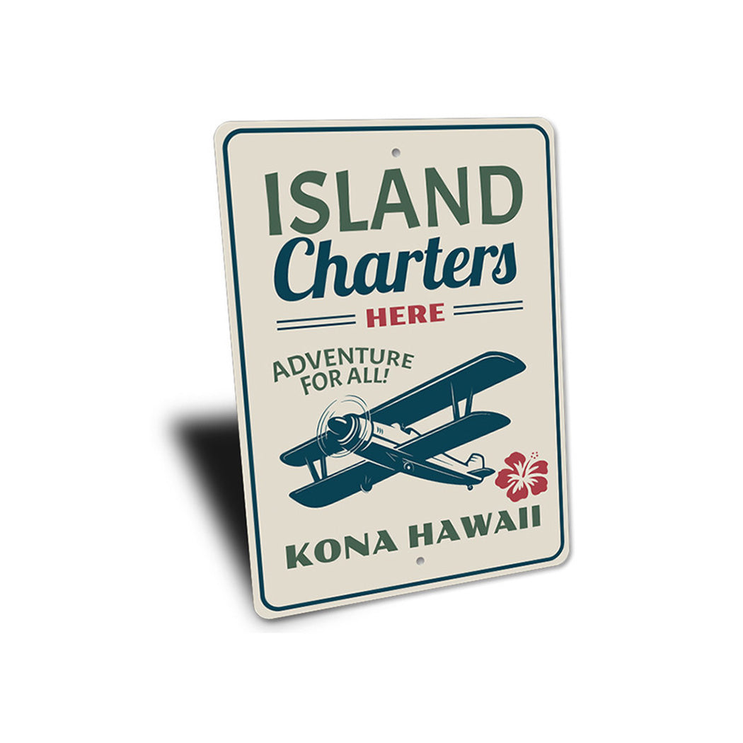 Island Charters Aviation Sign