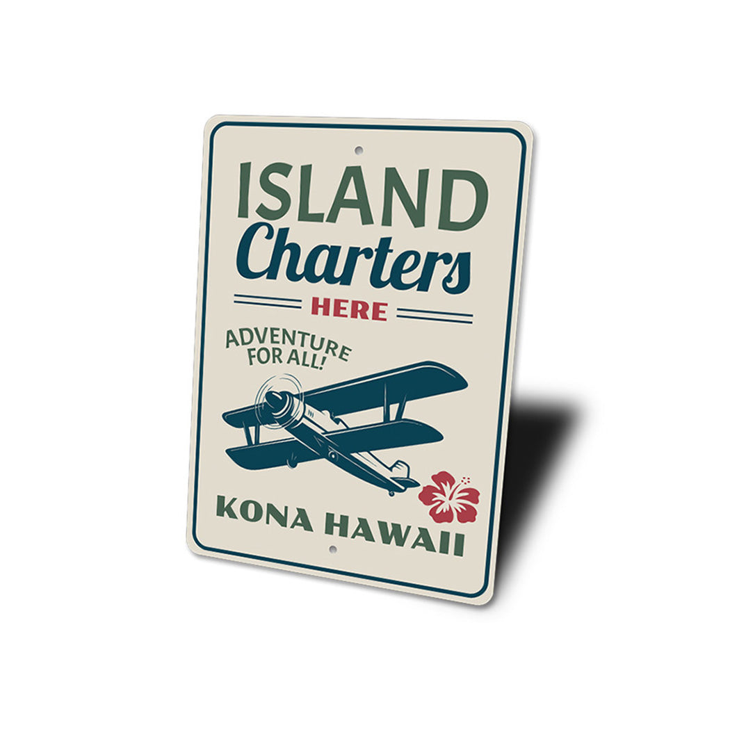 Island Charters Aviation Sign