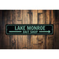 Lake Bait Shop Arrow sign