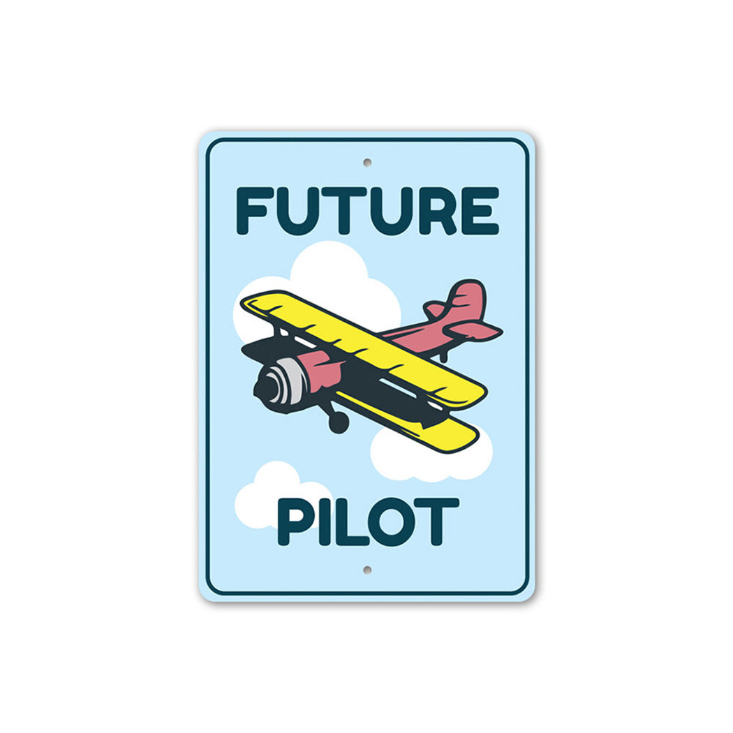 Future Pilot Kid's Room Sign