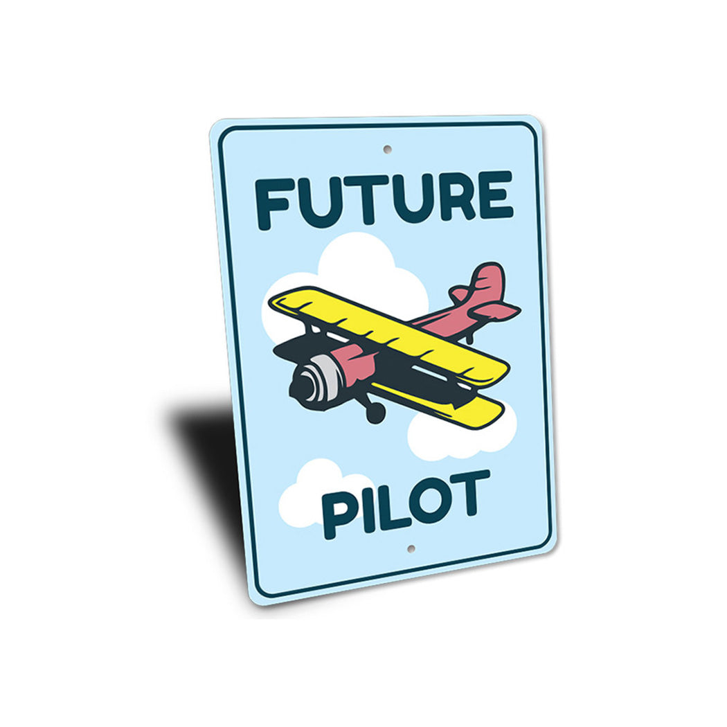 Future Pilot Kid's Room Sign