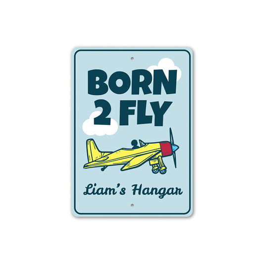 Born 2 Fly Kid's Room Sign