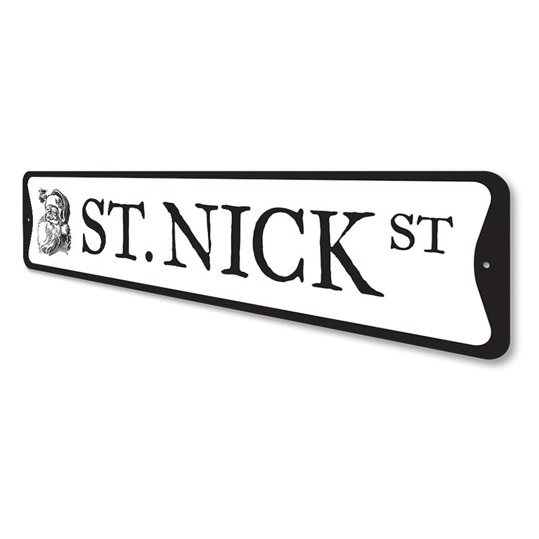 St. Nick Street Christmas Sign