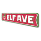 Elf Avenue Holiday Sign