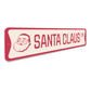 Santa Claus Lane Holiday Sign