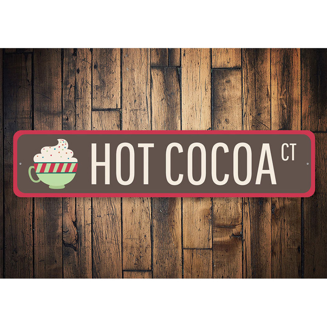 Hot Cocoa CT Yuletide Sign