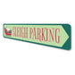 Sleigh Parking Christmas Sign