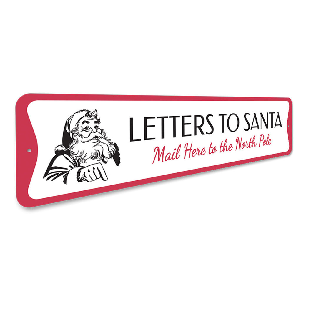 Letters to Santa Holiday Sign