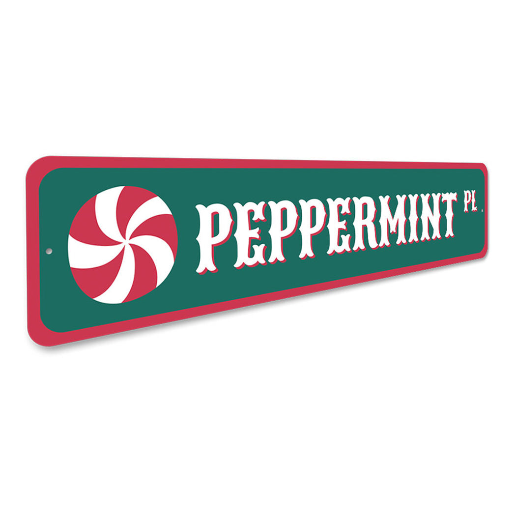 Peppermint Place Christmas Sign