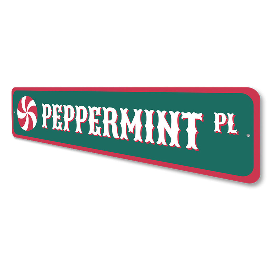 Peppermint Place Christmas Sign