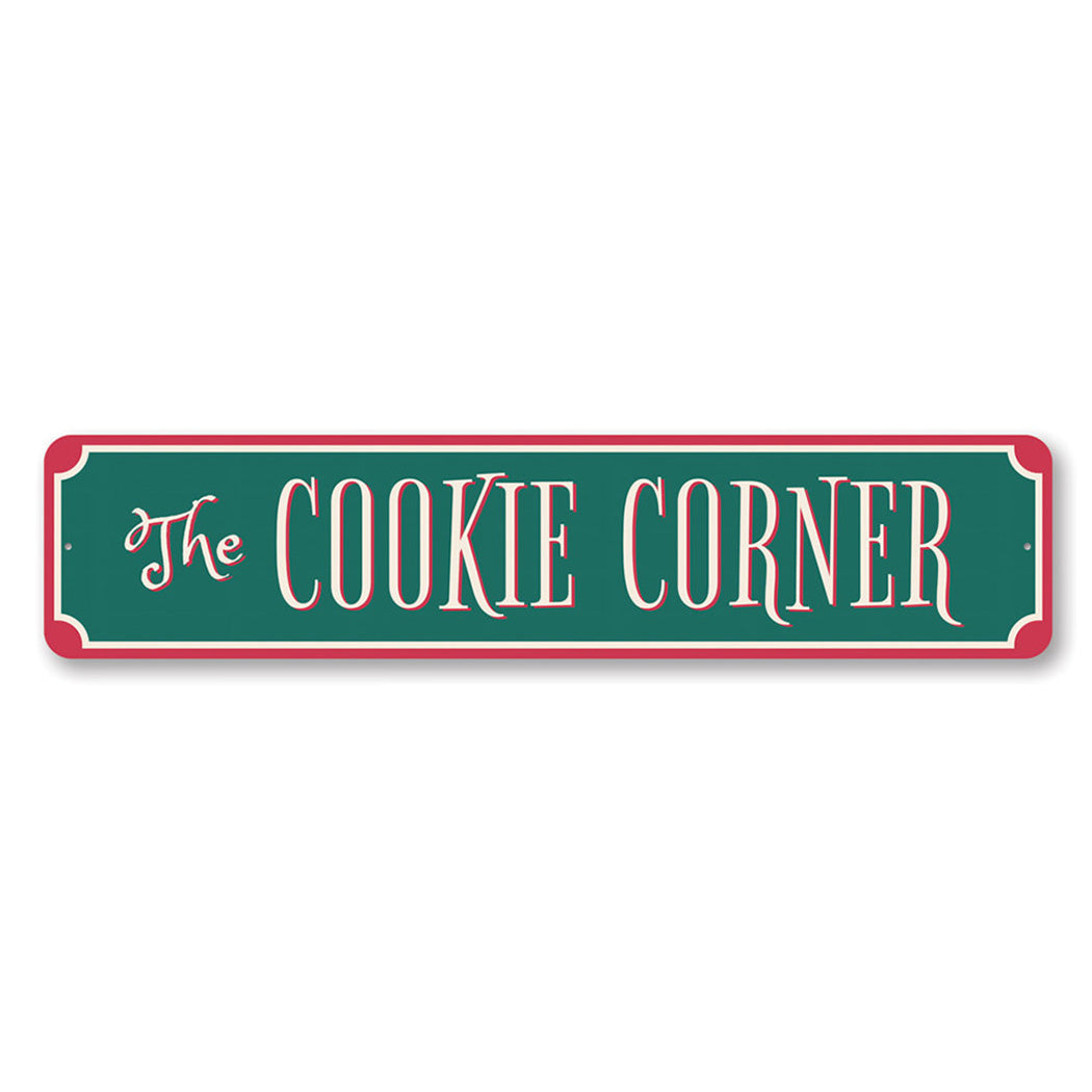 The Cookie Corner Holiday Sign