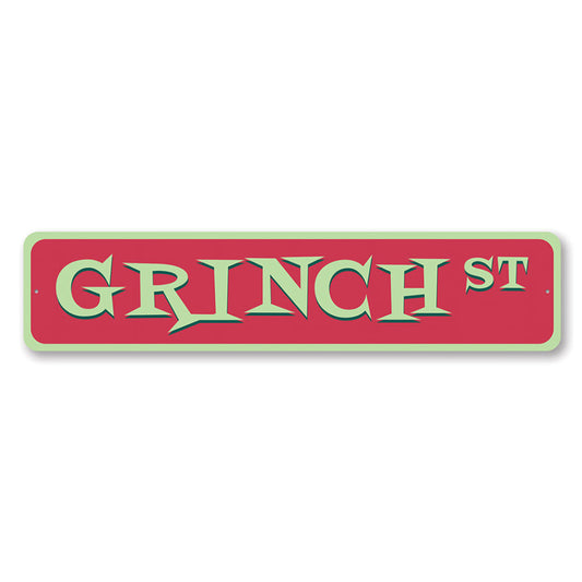 Grinch Street Sign