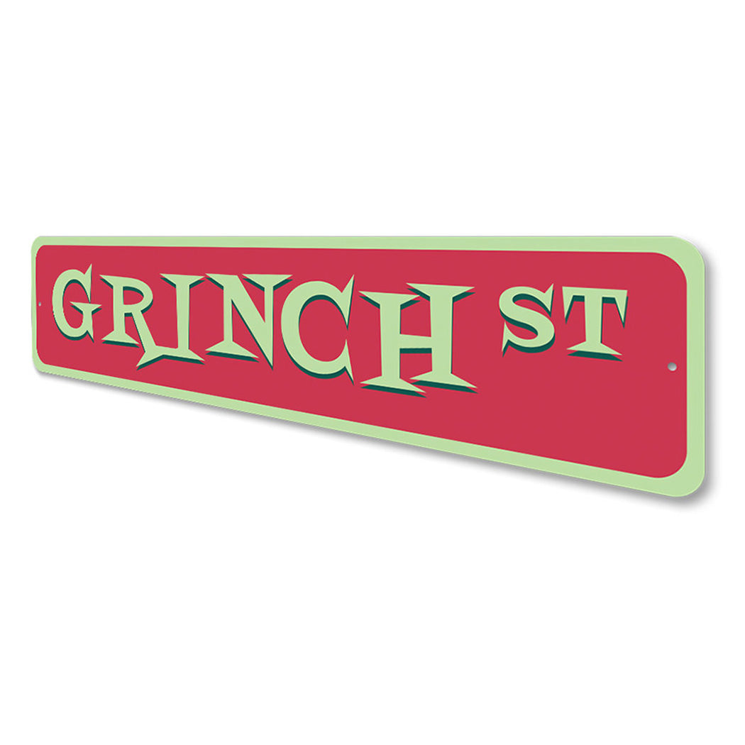 Grinch Street Sign
