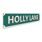Holly Lane Yuletide Sign
