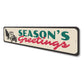Season's Greetings Tree Sign