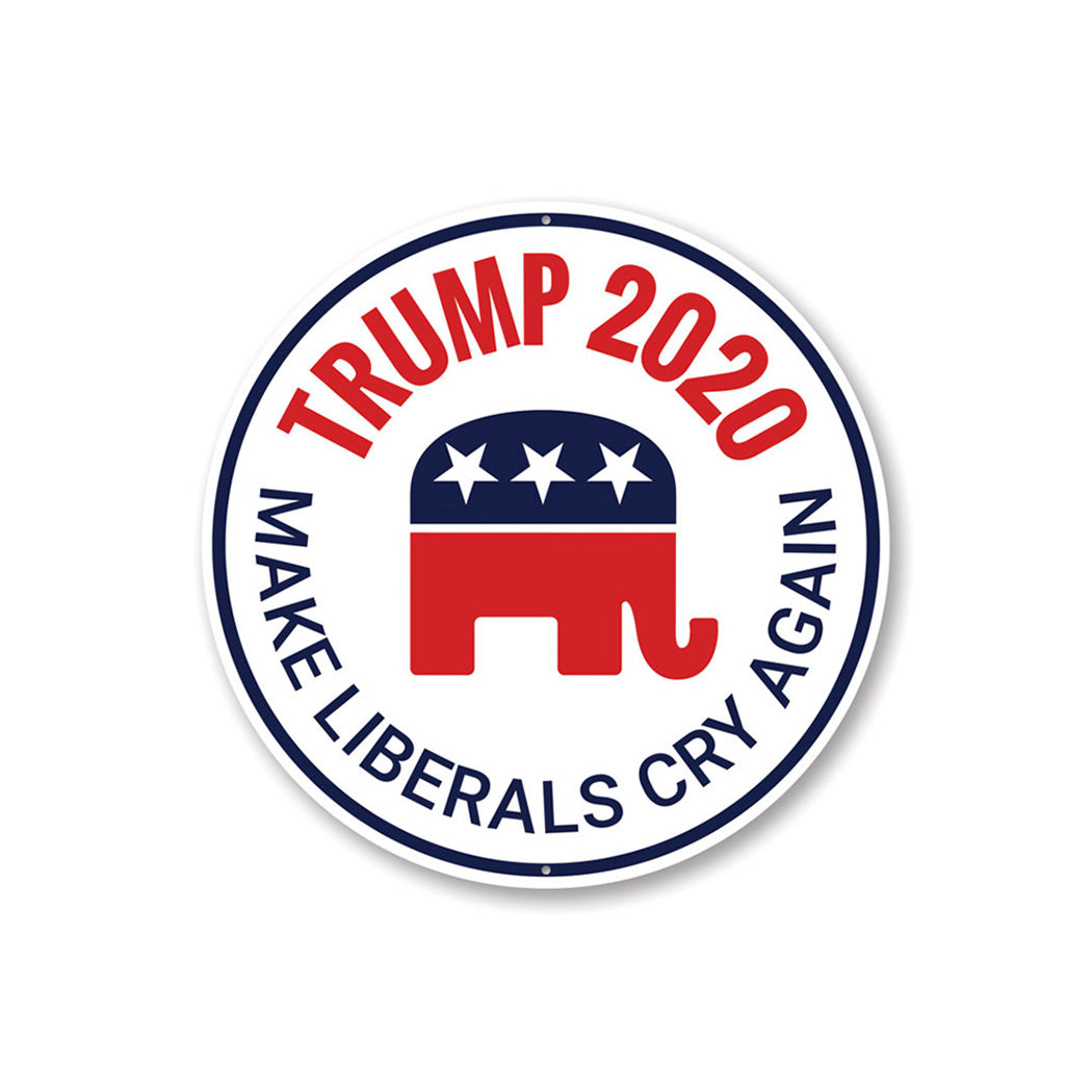 Trump 2020 Elephant Aluminum Sign