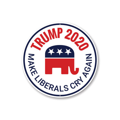 Trump 2020 Elephant Aluminum Sign