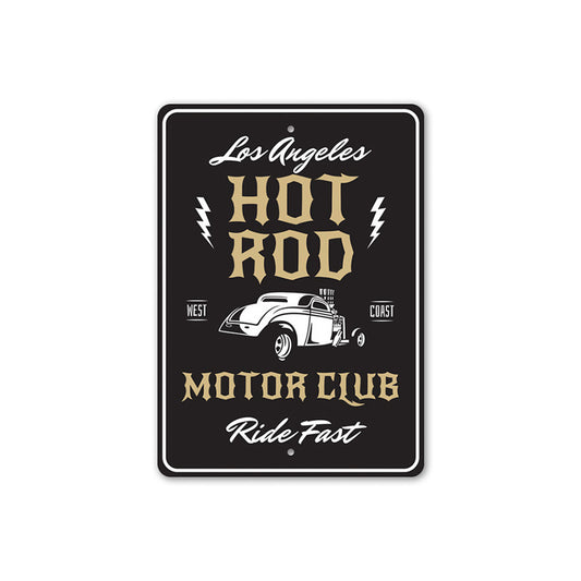 Hot Rod Motor Club Sign